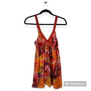 Victoria's Secret Very Sexy Lingerie Y2K Mixed Print Orangw And Red Size XS